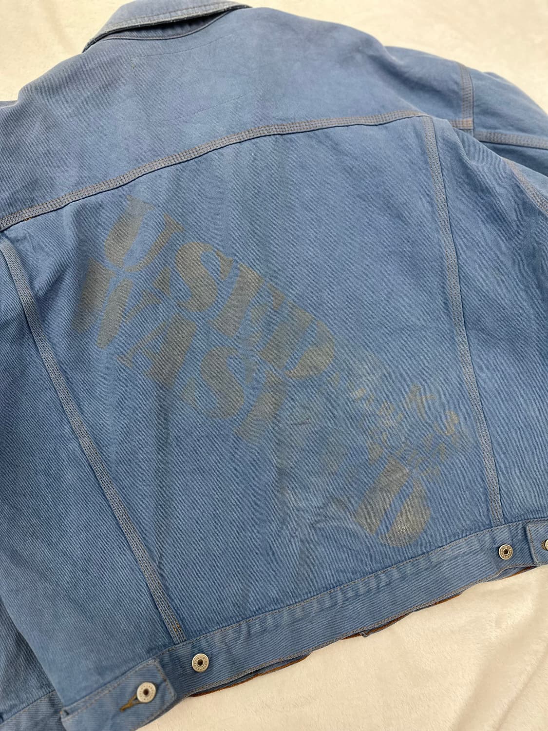 (L)80-90s ernesto 이탈리아 빈티지 데님 워크 자켓 상품이미지9