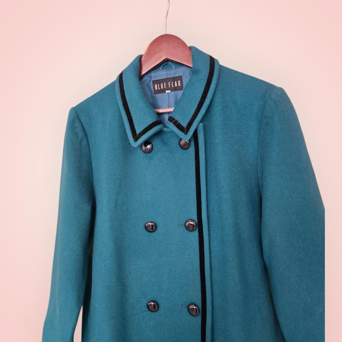 BLUE  FLAG  울 코트 상품이미지4