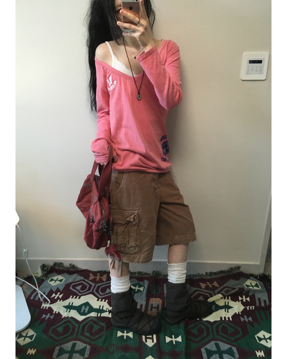 pink over cargo set (3p) 상품이미지3