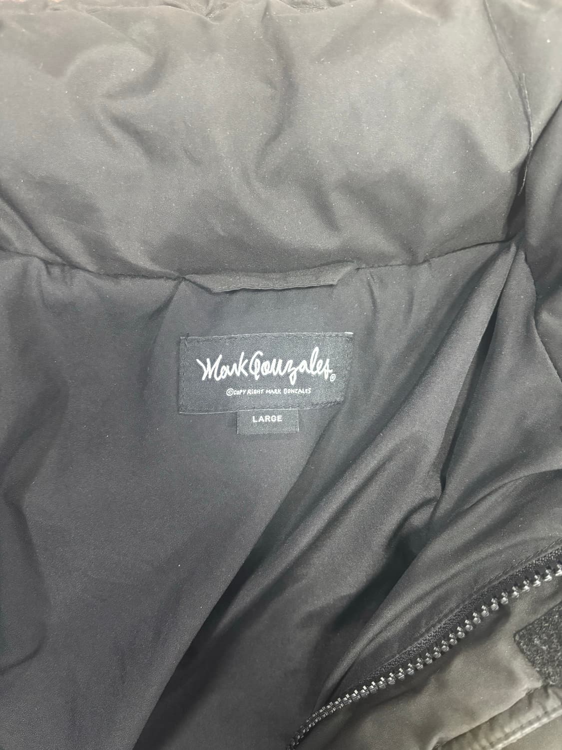 마크 곤잘레스 블랙 패딩 점퍼 상품이미지5