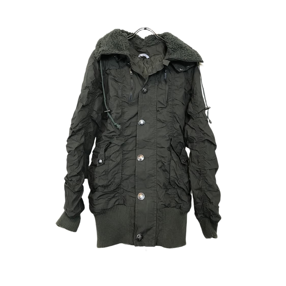 셔링디테일 스타포인트 야상자켓 상품이미지1