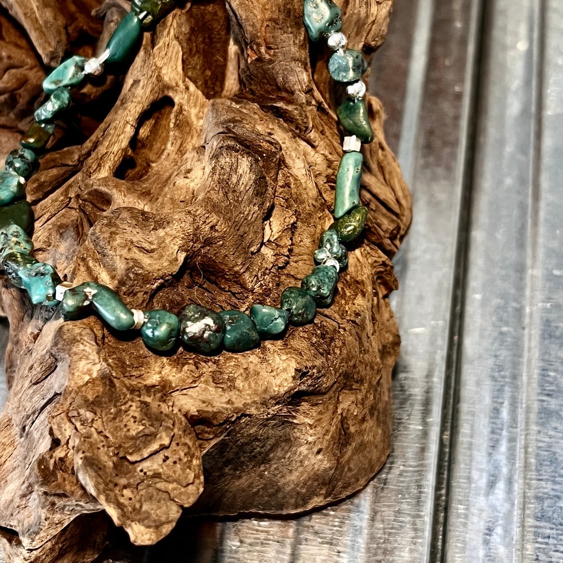 실버 비즈 터키석 팔찌 인디언주얼리 네이티브아메리칸 상품이미지3