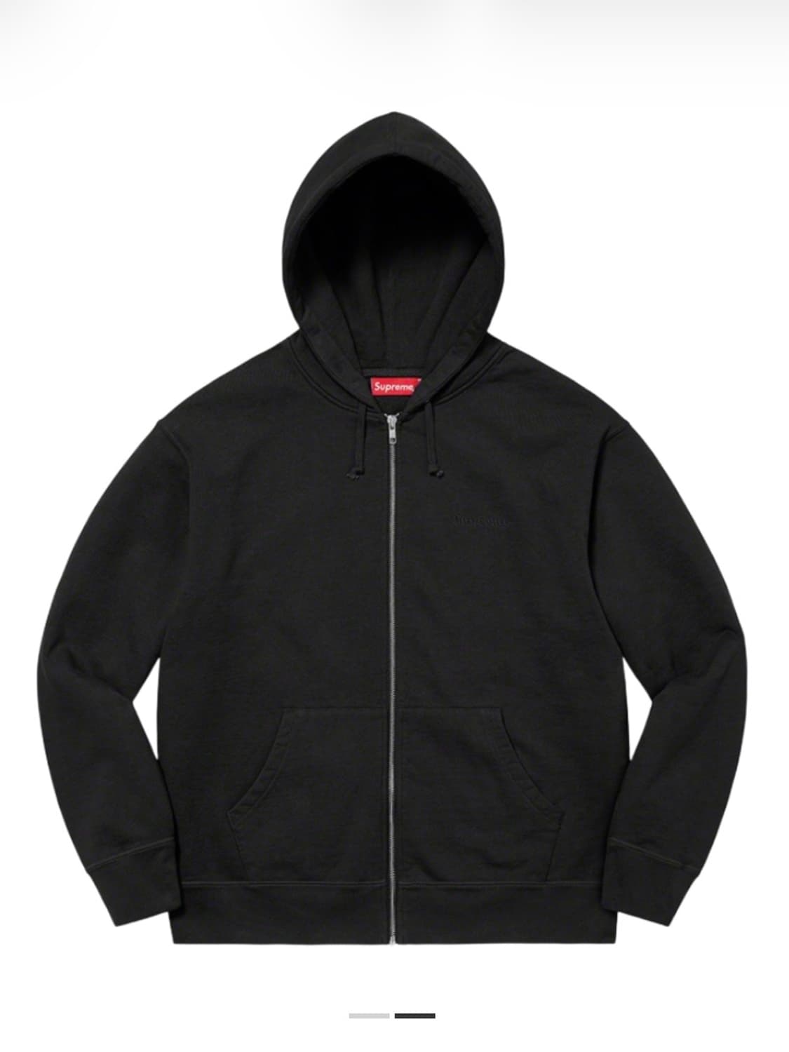 슈프림 락슈미 집업 후드 스웨트셔츠 블랙 - 22FW 상품이미지3