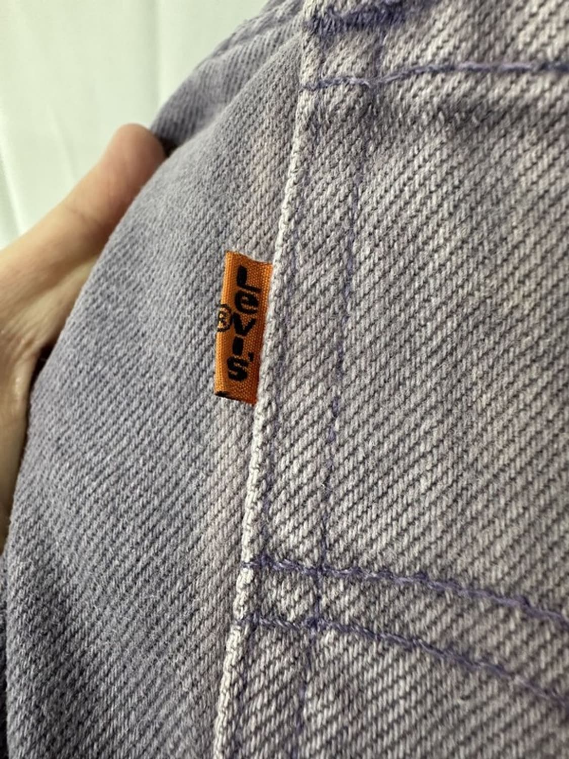 [W32L34] LEVI'S 560 90s USA 오렌지탭 컬러데님 상품이미지3