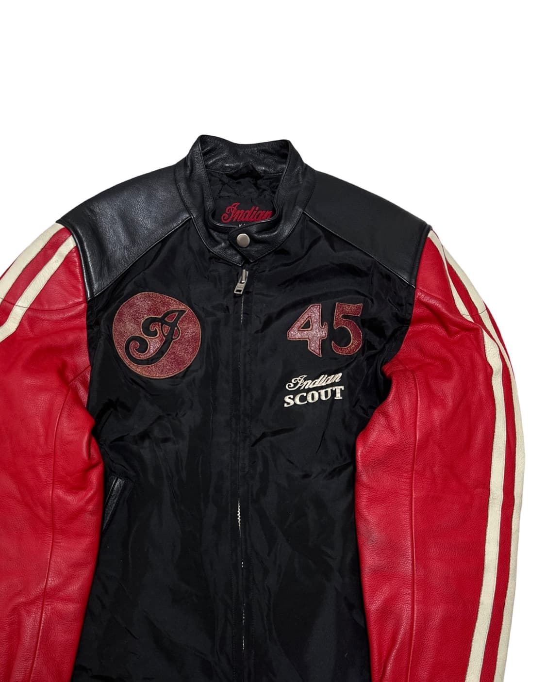 인디언 모터사이클 레더 레이싱 자켓 상품이미지2
