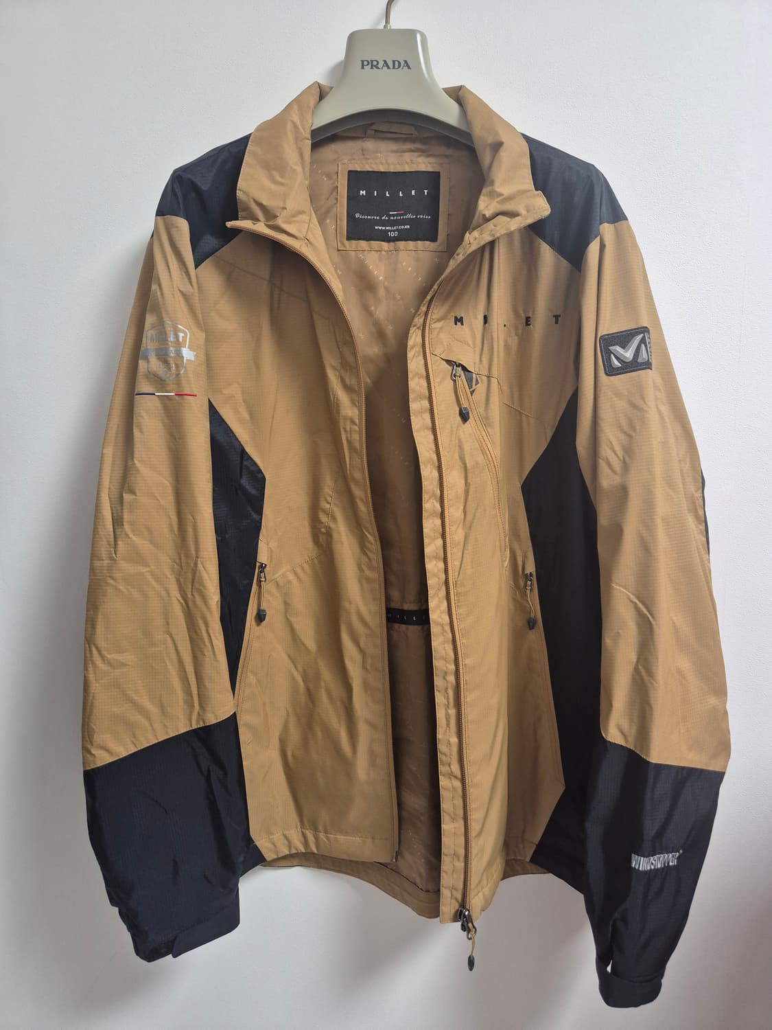 밀레 바람막이 밀레 자켓 사이즈100 상품이미지2