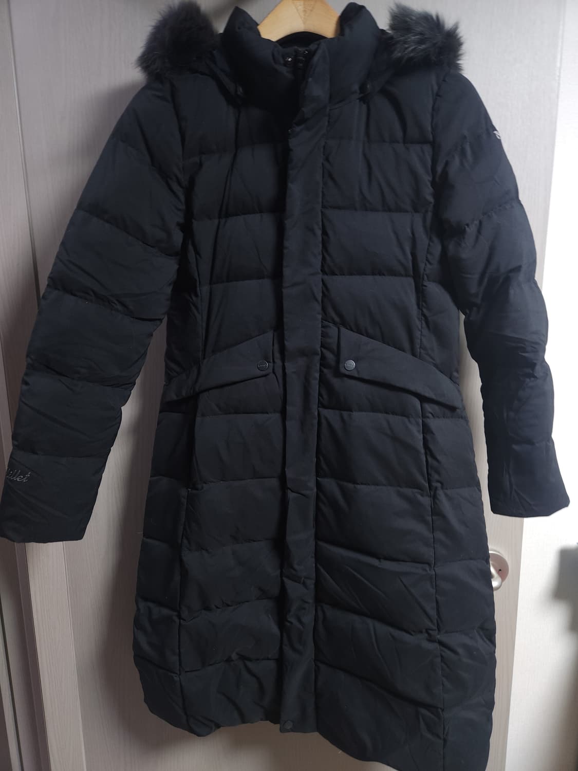 밀레 구스다운 롱패딩, M 상품이미지1