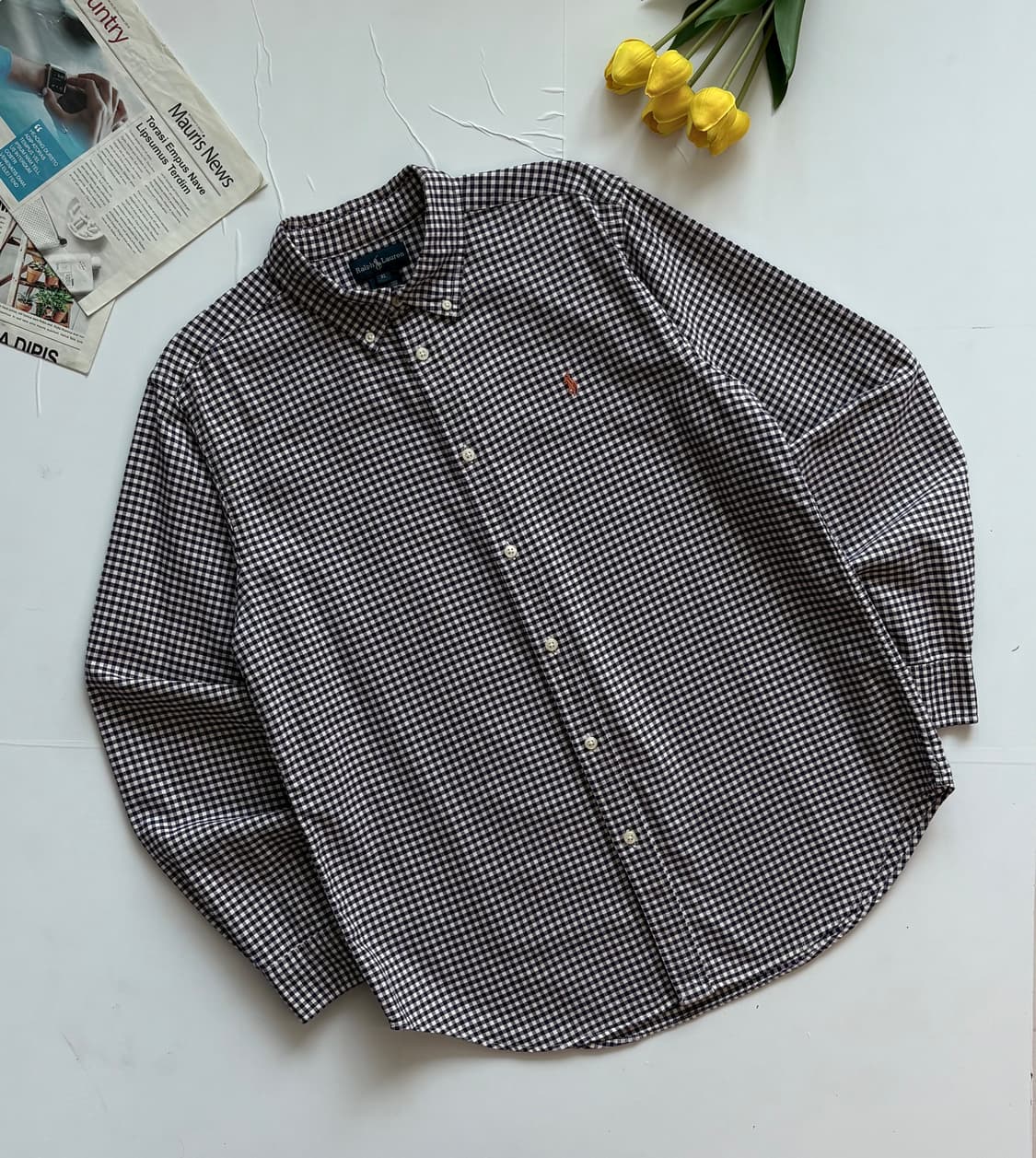 Polo 폴로랄프로렌 깅엄 체크 셔츠 상품이미지1