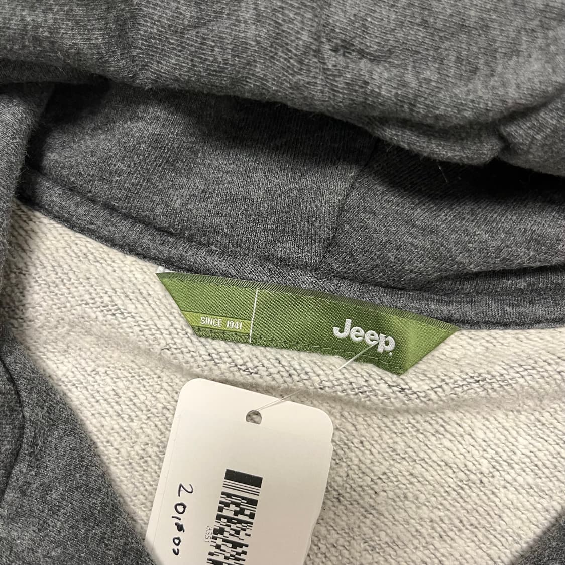 Jeep grey hoodie zip-up 상품이미지6