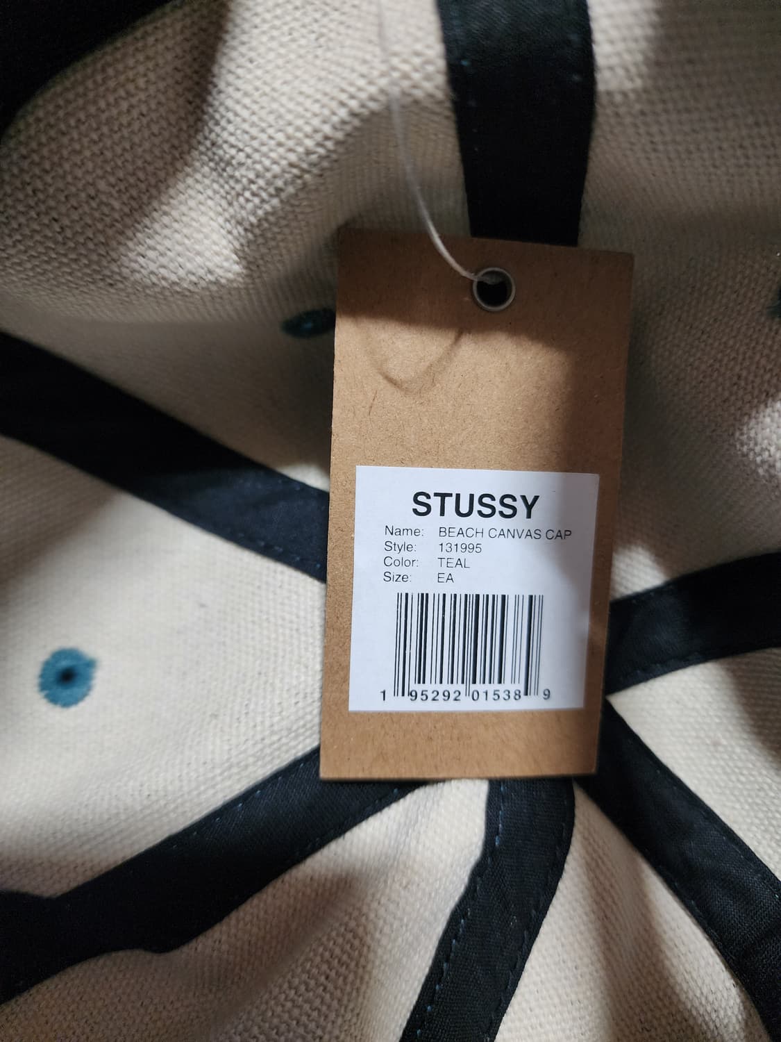 스투시 워시드 데님 볼캡 블루 색상 새상품 상품이미지3