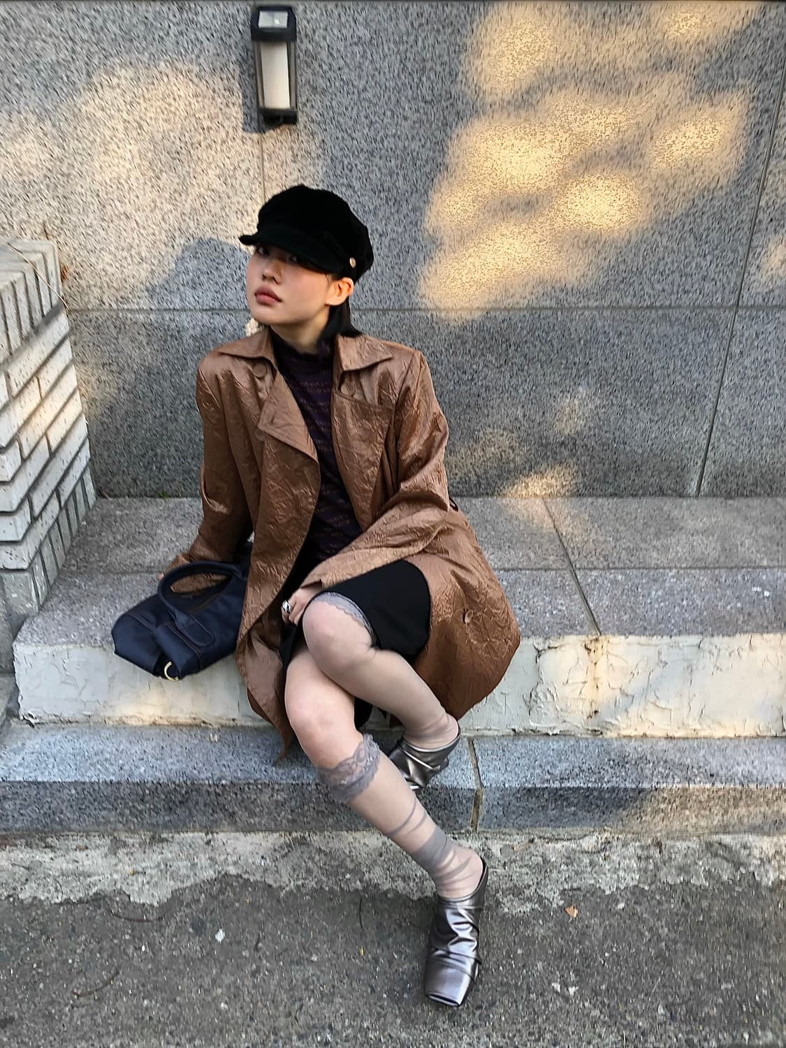 crinkle double trench jk  상품이미지5