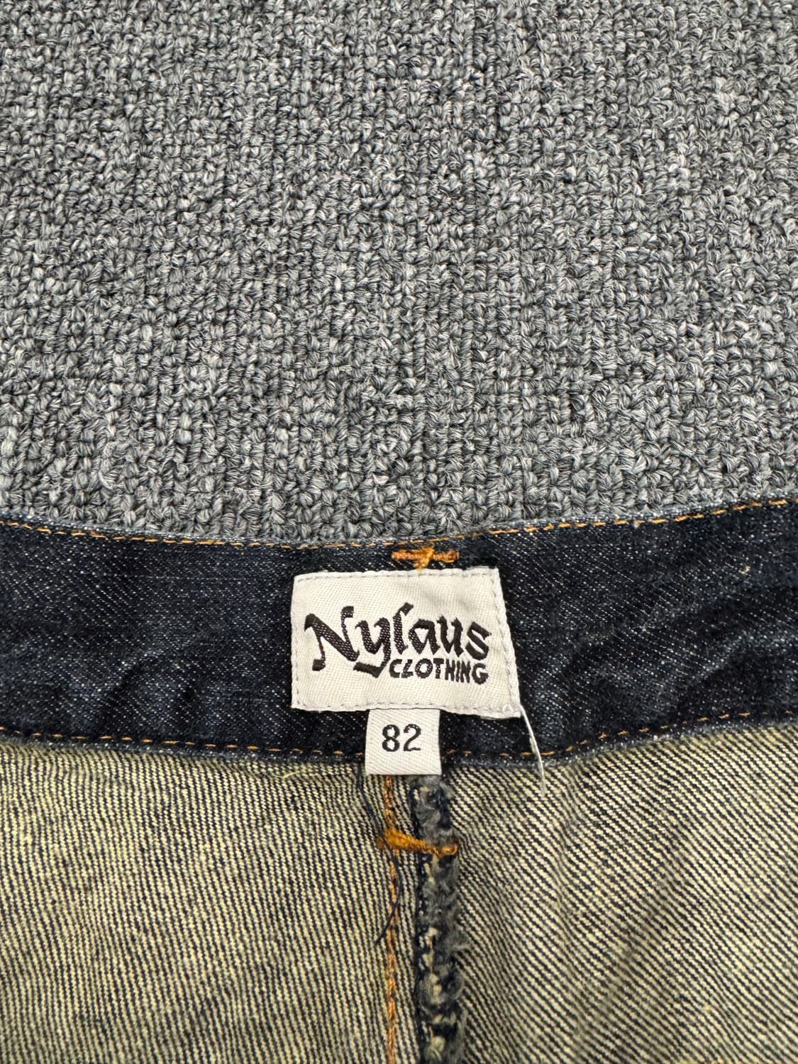 82)NYLAUS clothing 빈티지 레이어드 워싱 데님팬츠 상품이미지5