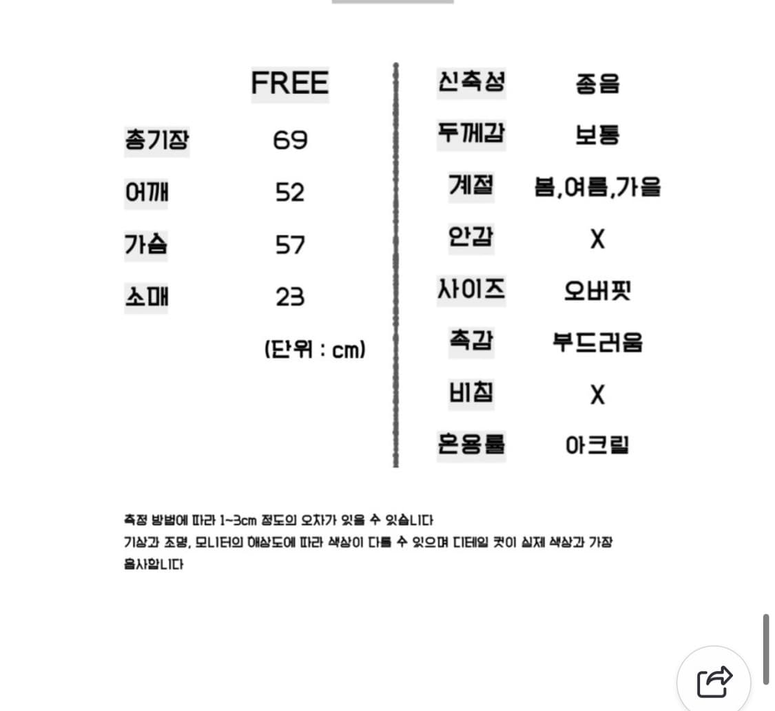 단가라 니트 반팔가디건 (택포가격) 상품이미지5