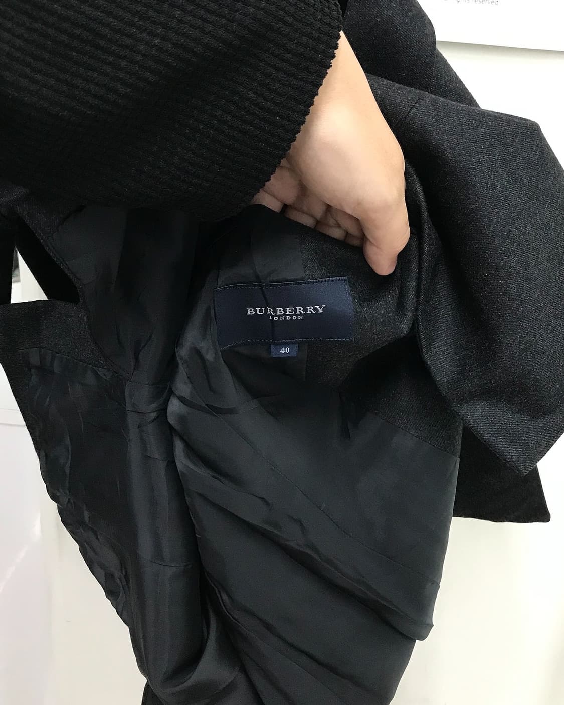 버버리 캐시미어 블레이저 자켓 상품이미지3