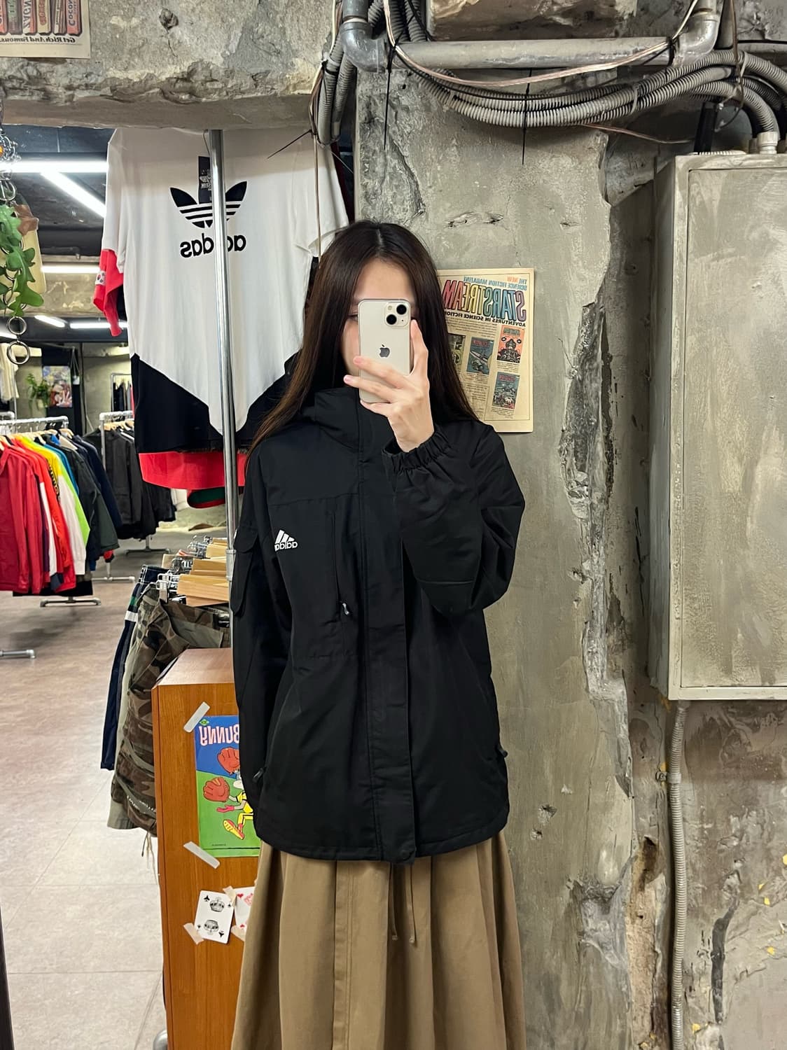 아디다스 바람막이 블랙 90 #csz1449 상품이미지2