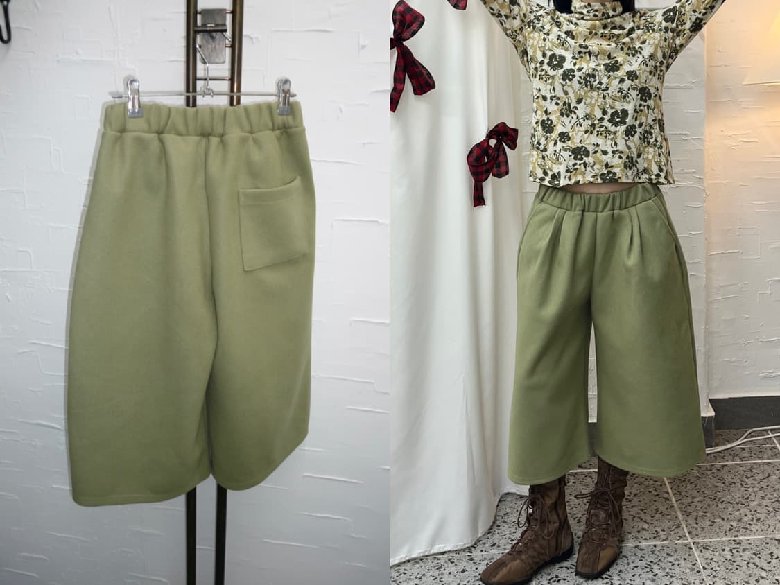 pea green pants 상품이미지1