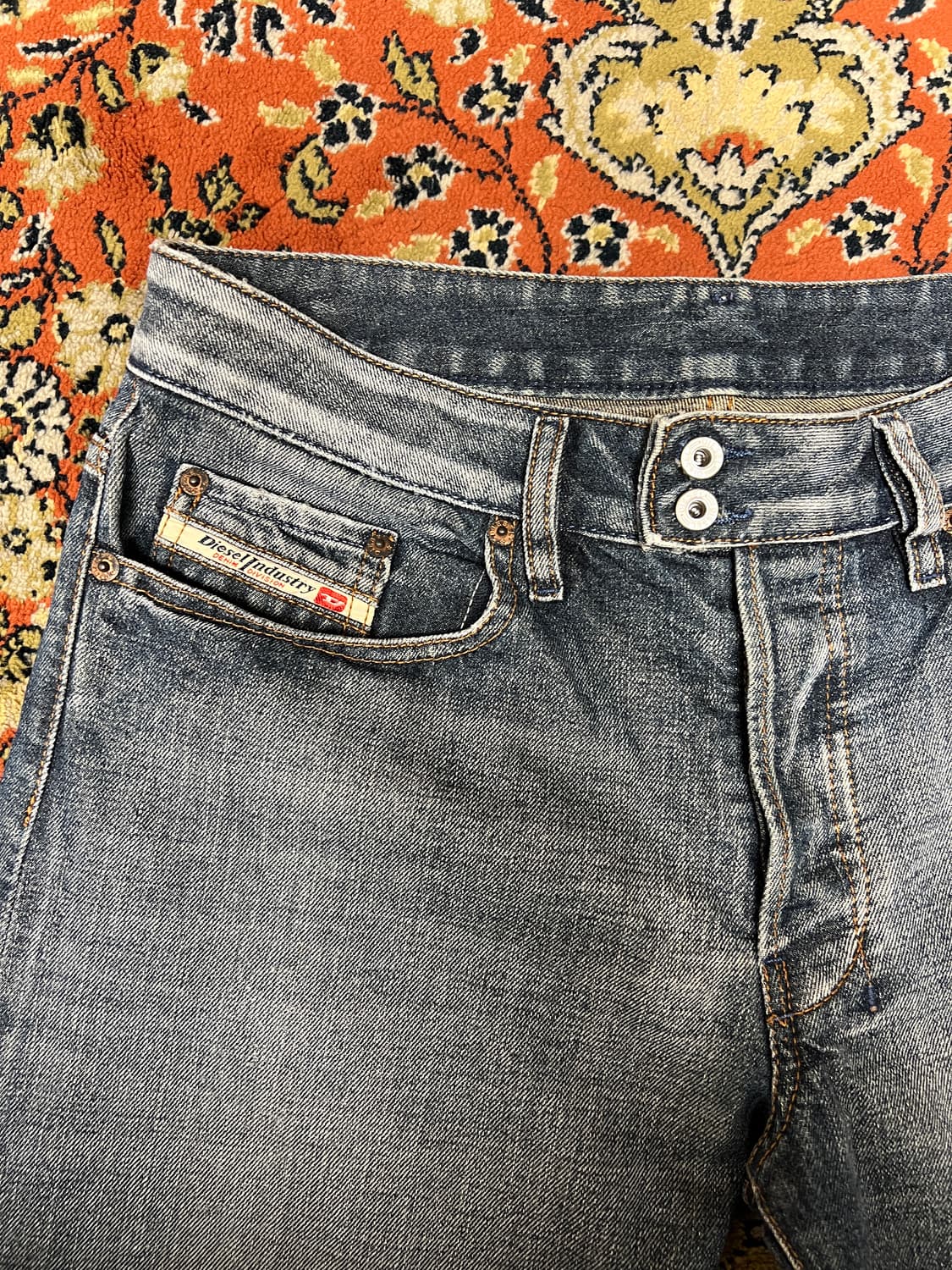 [32] Diesel 디젤 빈티지 중청 데님팬츠 상품이미지3