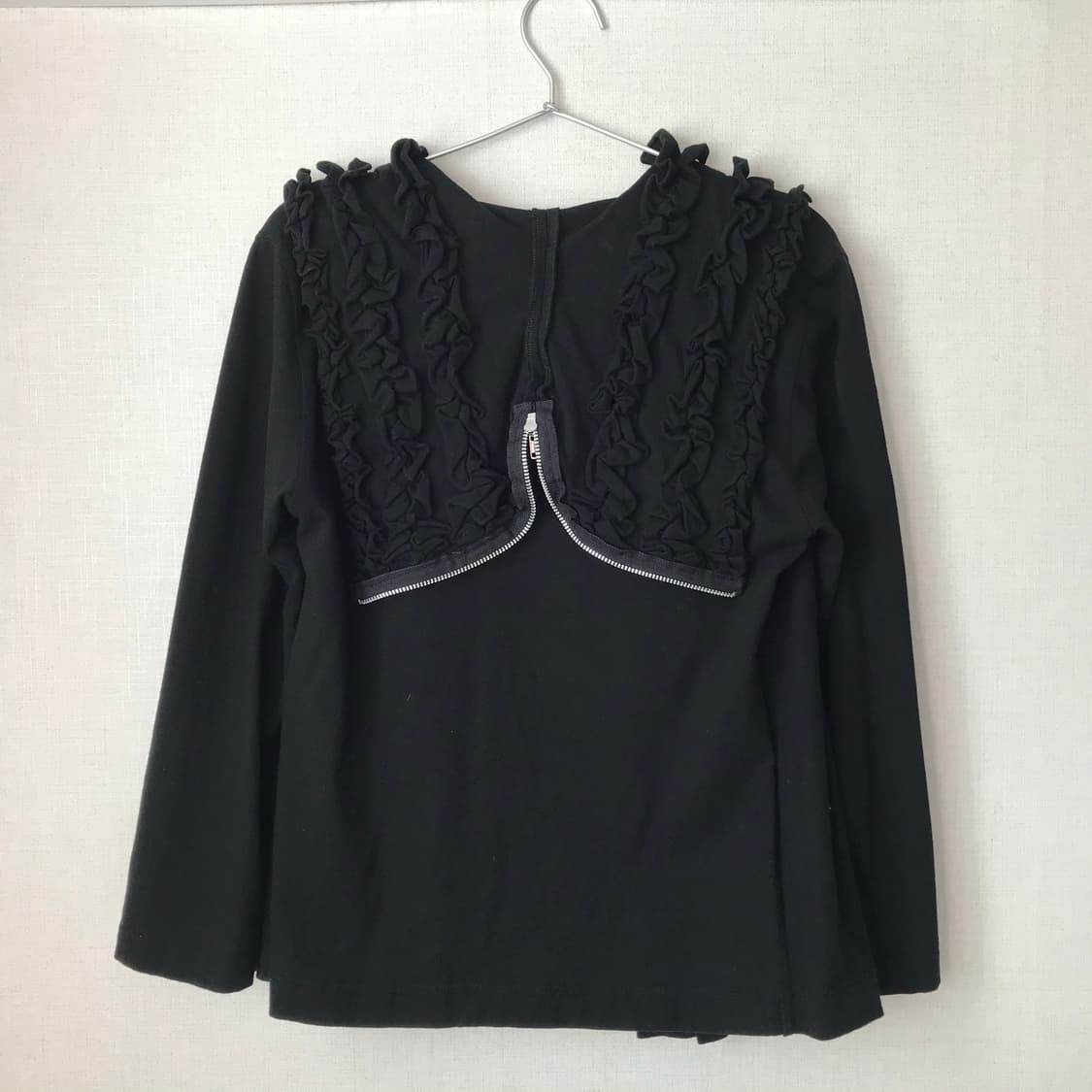 꼼데가르송 트리콧 언발란스 후드 집업 상품이미지6