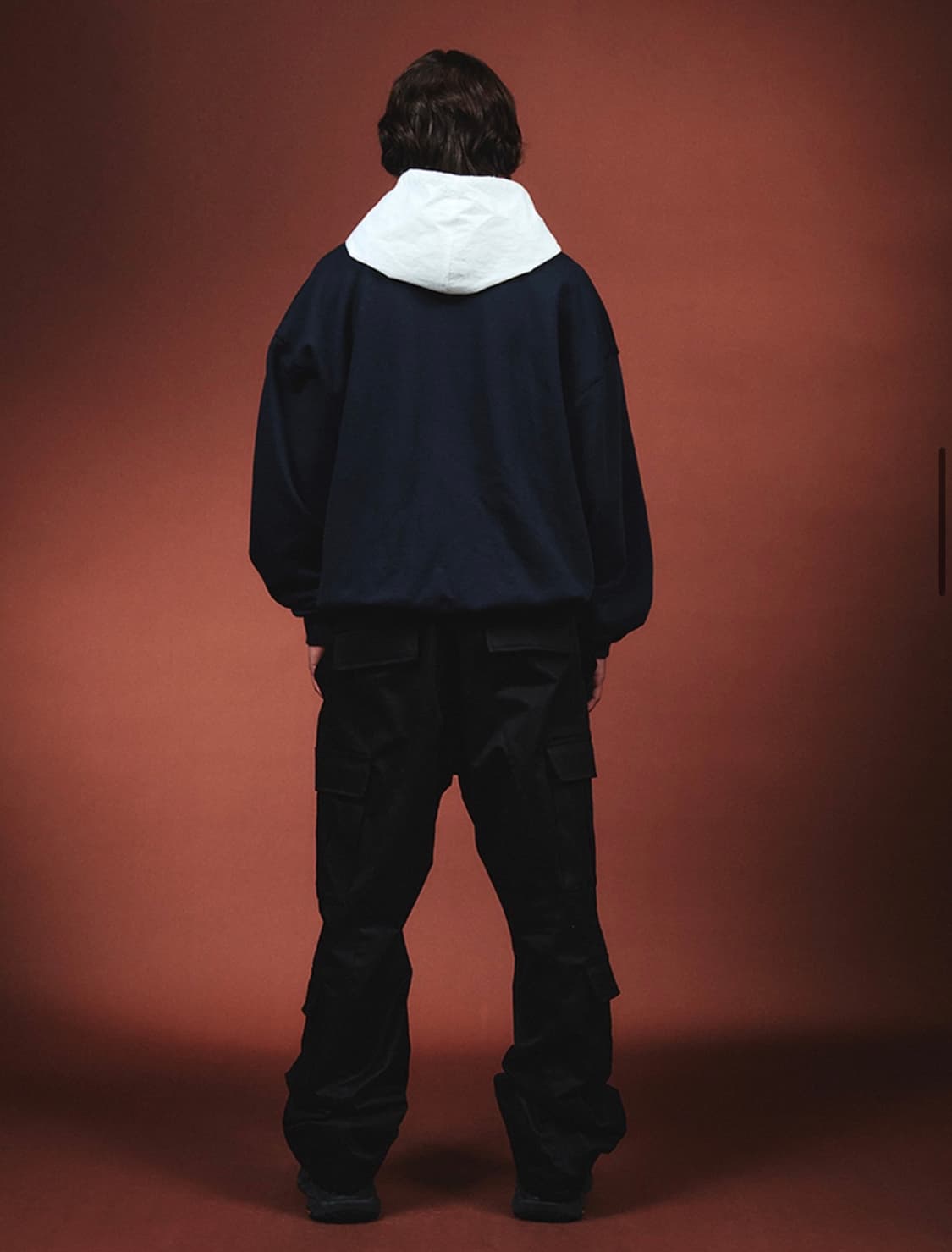기준 ALVY Hoodie Navy White  상품이미지2