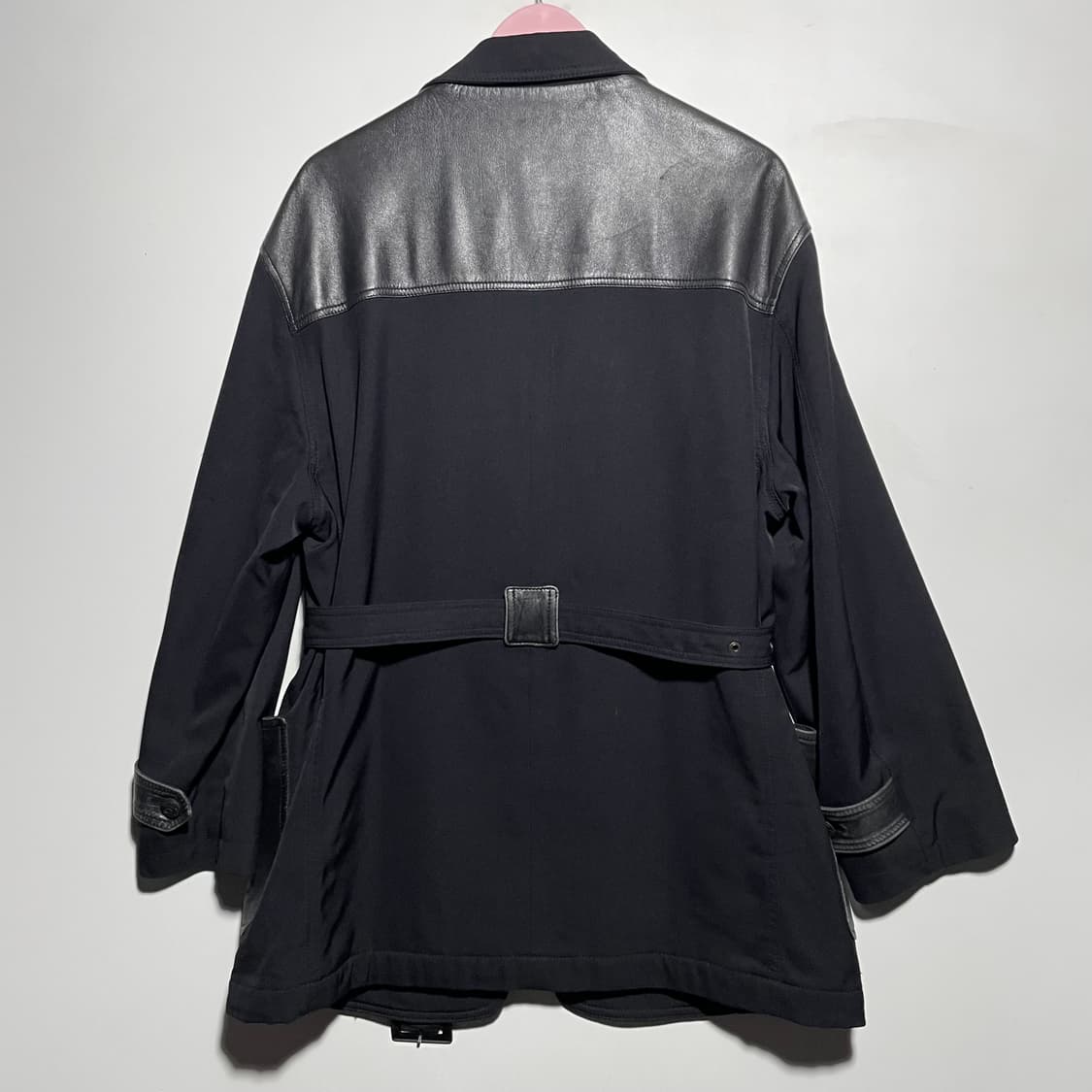 프란체스코 스말토 가죽 배색 사파리 재킷 (50사이즈)  상품이미지3