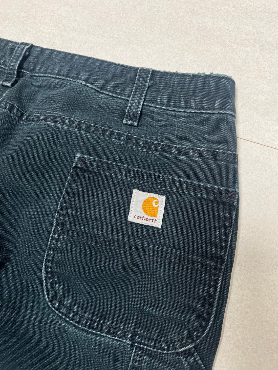 빈티지 칼하트 워크팬츠 다크그린 상품이미지6