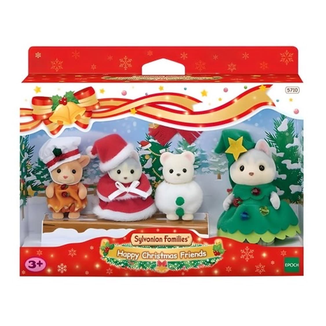 실바니안패밀리 해피 크리스마스 프렌즈 피규어 세트 상품이미지1