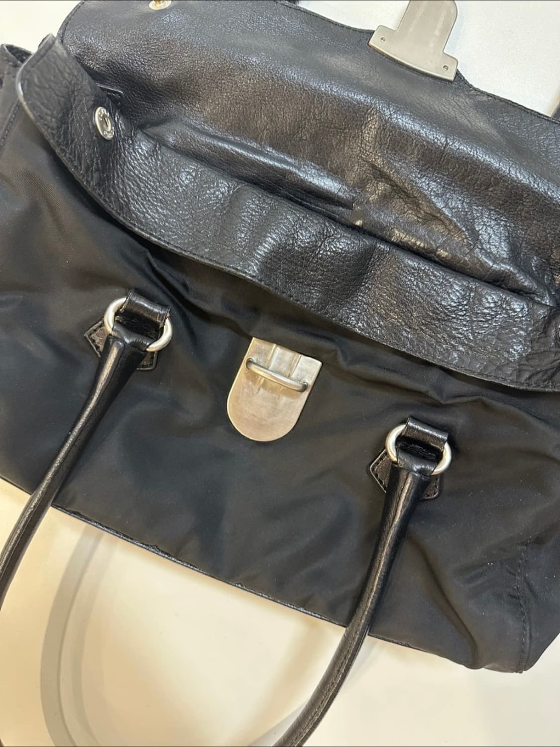 프라다 빈티지 바게트 숄더백  상품이미지9