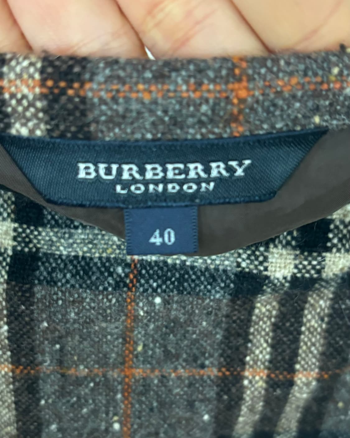 버버리 노바 체크 울 스커트 상품이미지7