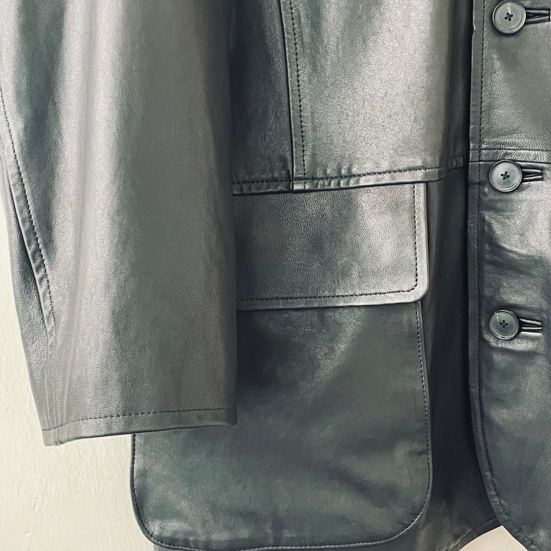 오라리 26ss 램 레더 자켓 3 상품이미지5