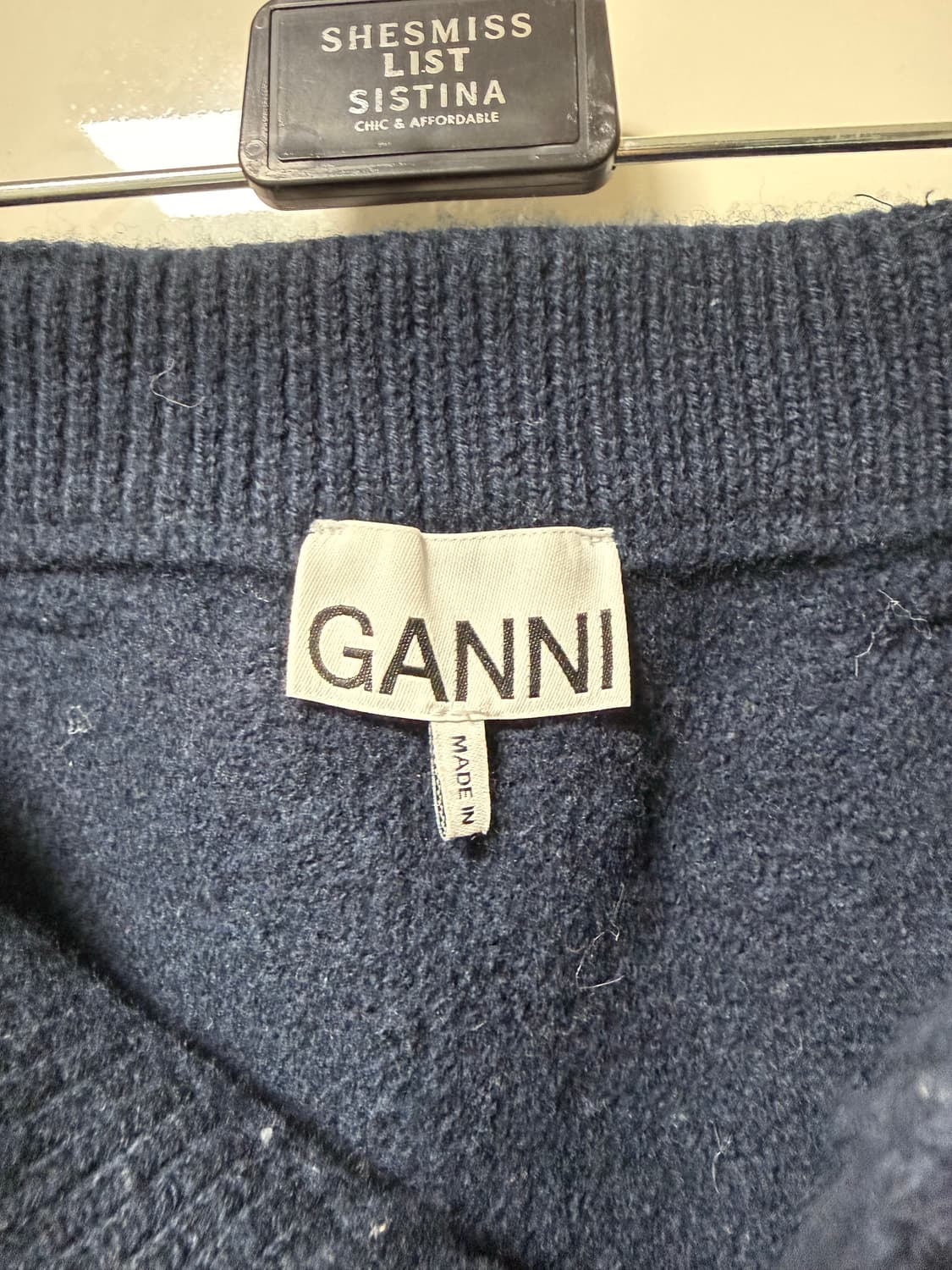 Ganni 가니 울 스커트 상품이미지4