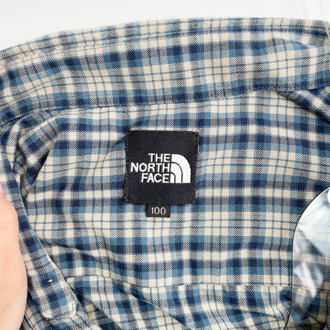 F1 노스페이스 체크셔츠 100사이즈 상품이미지4
