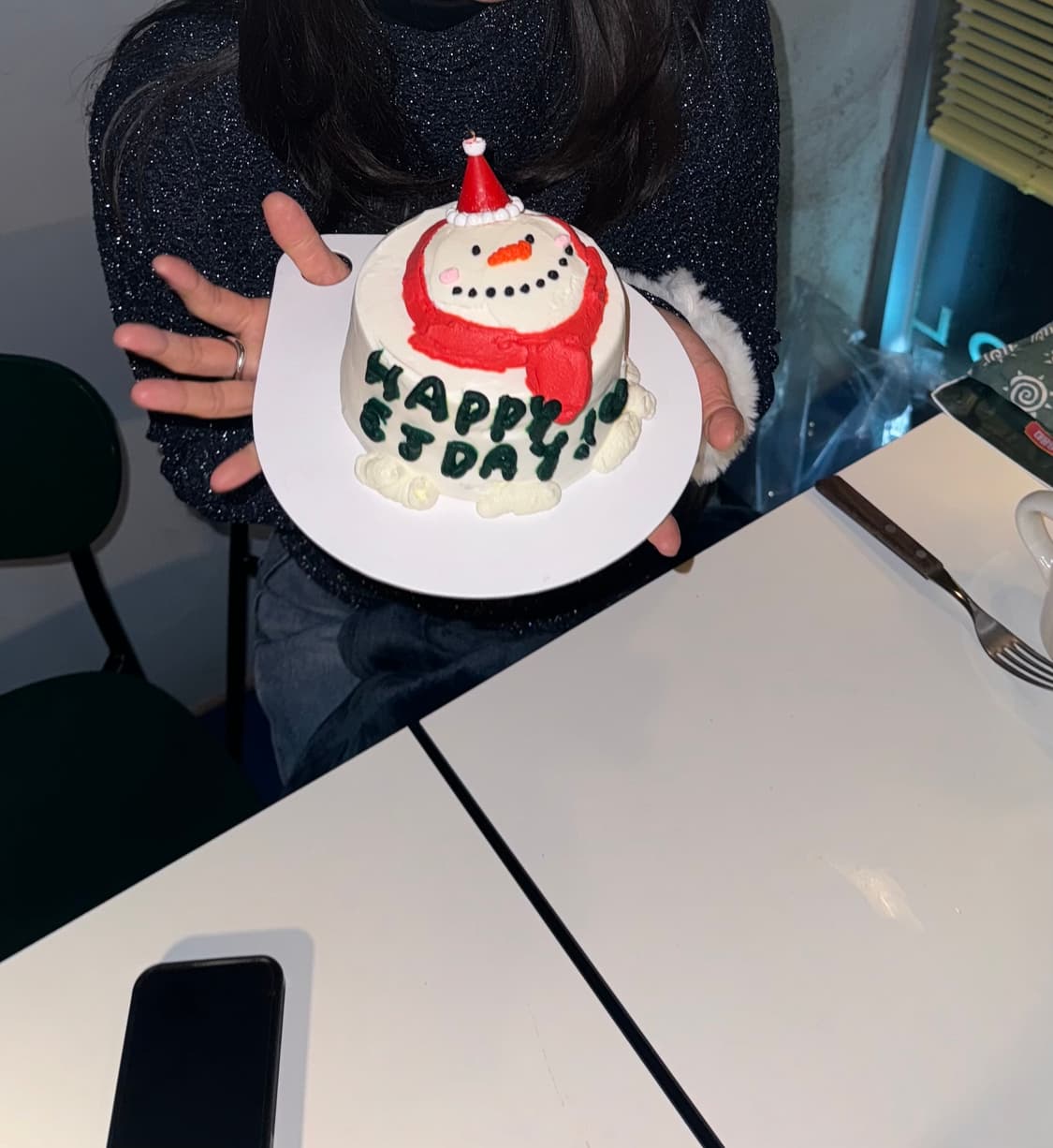 COS 코스 시스루 글리터 터틀넥 네이비 S 상품이미지7