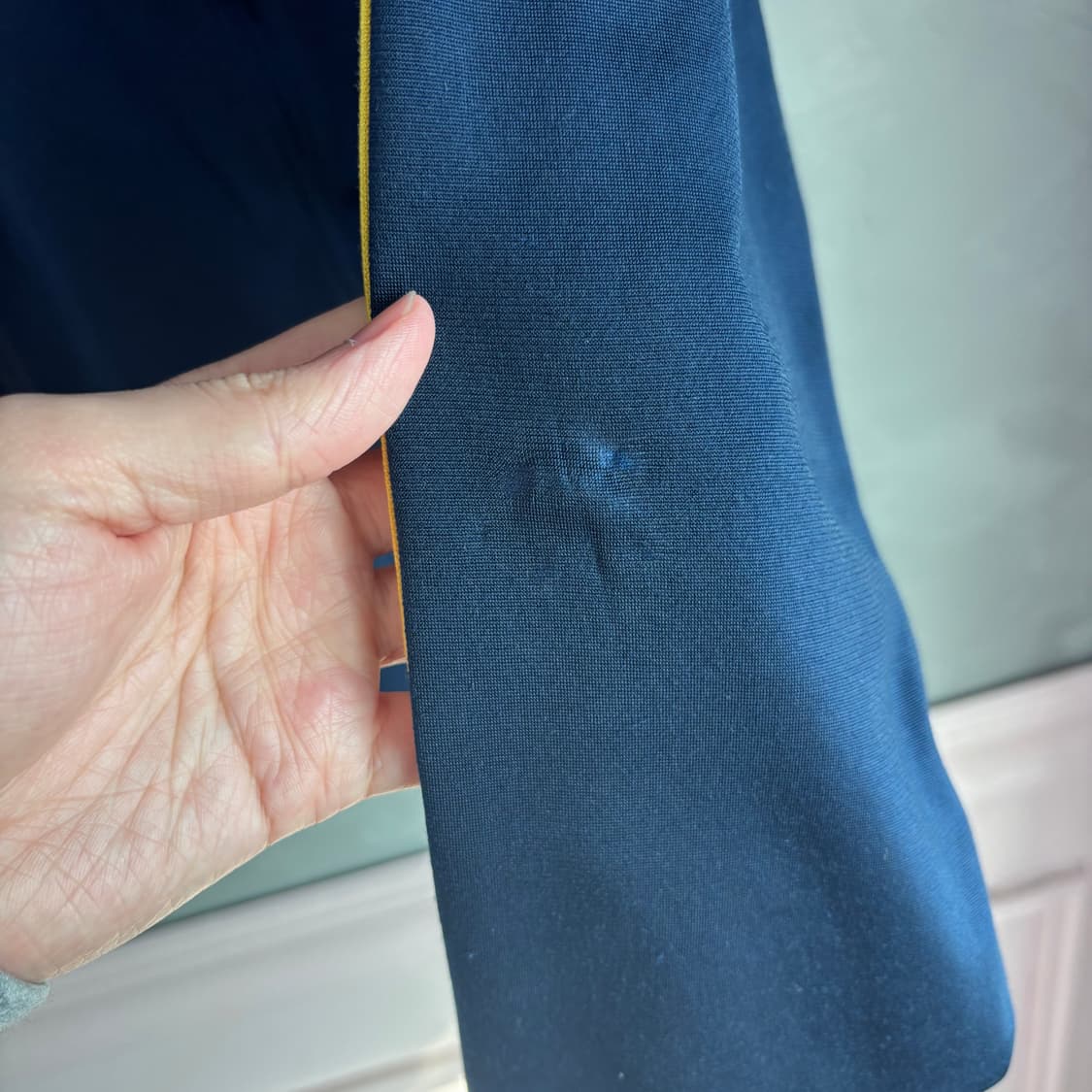 아디다스 파이어버드 져지 트랙탑 네이비 노랑 상품이미지3