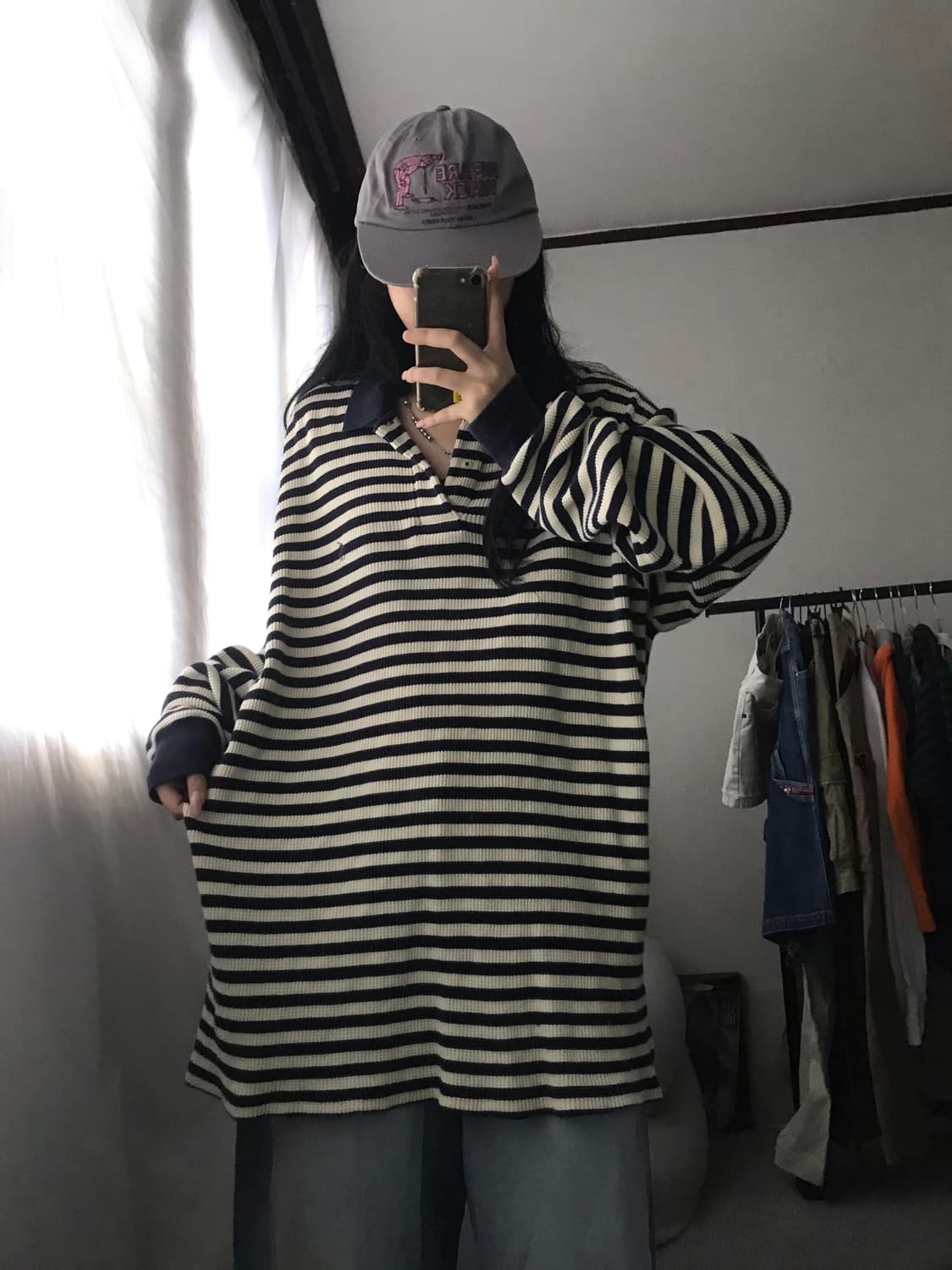 폴로 와플 럭비티셔츠 상품이미지7