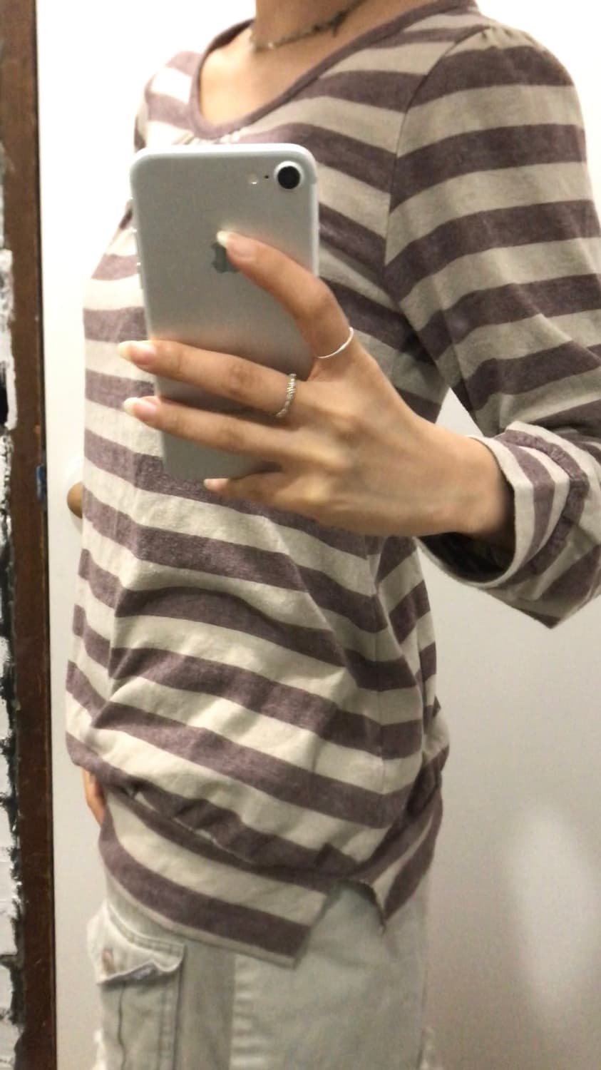 레그브라운 스트라이프 롱슬리브 상품이미지3