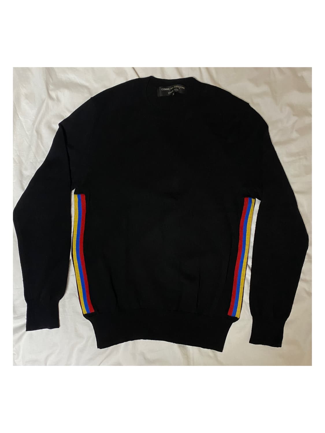 꼼데가르송 옴므플러스 사이드 디테일 울 니트 아카이브 가디건 상품이미지2