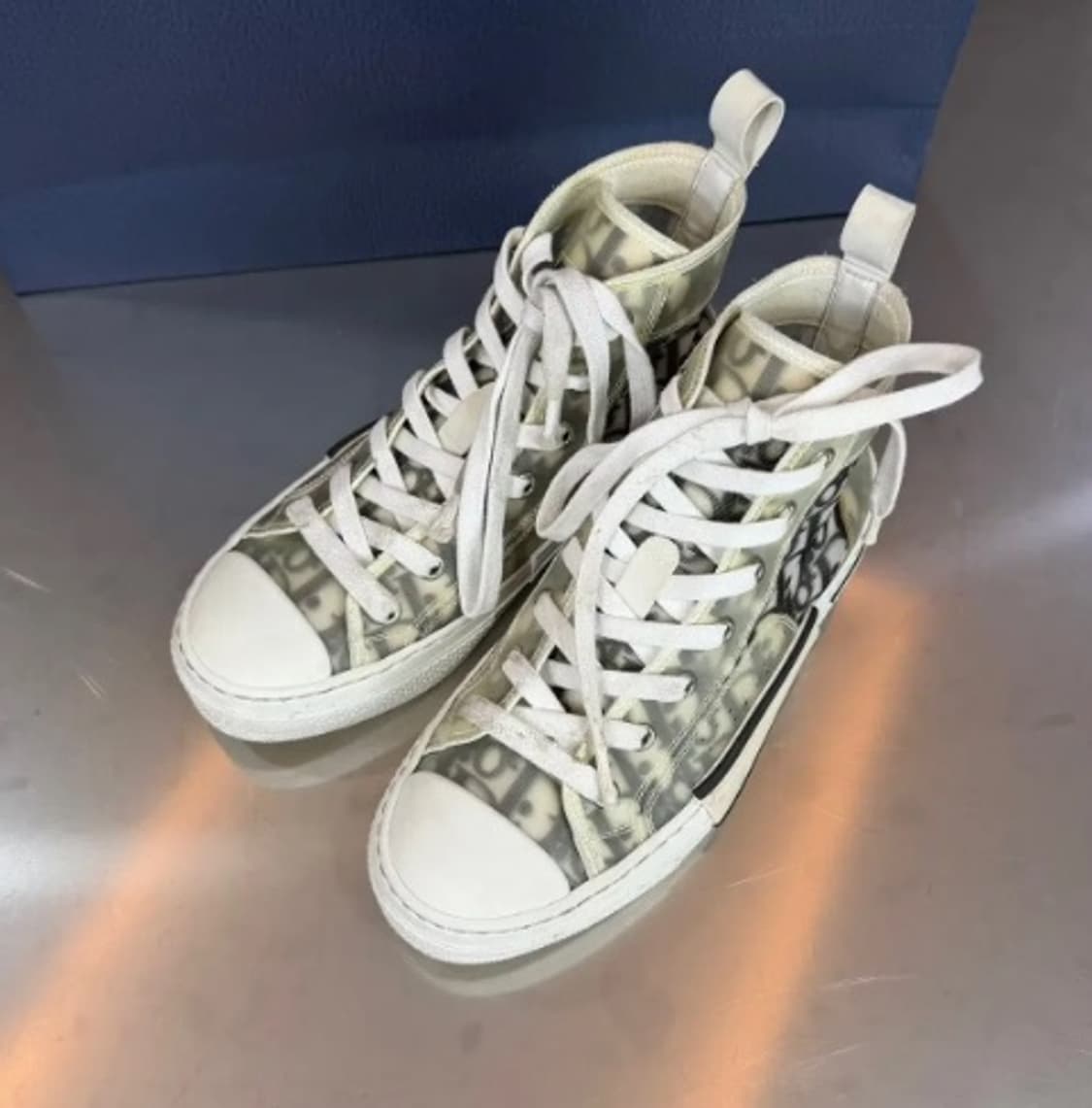[정품] 디올 오블리크 B23 하이탑 스니커즈 235 상품이미지2