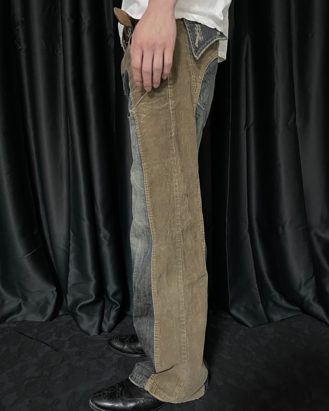 S.nik Jeans 웨스턴 패치워크 데님 팬츠 상품이미지2