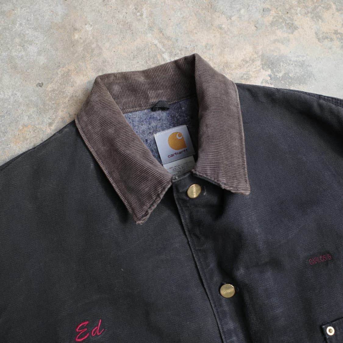 00s Carhartt Michigan Chore Coat C01 BLK 상품이미지6