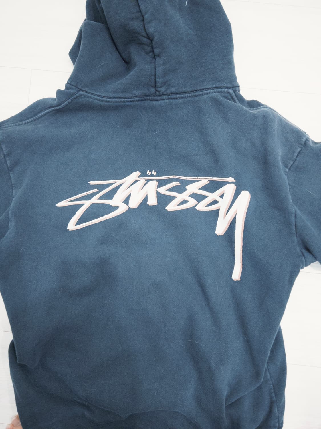 스투시 아워레거시 드롭 쉐도우 후드 블랙 L 사이즈 상품이미지3