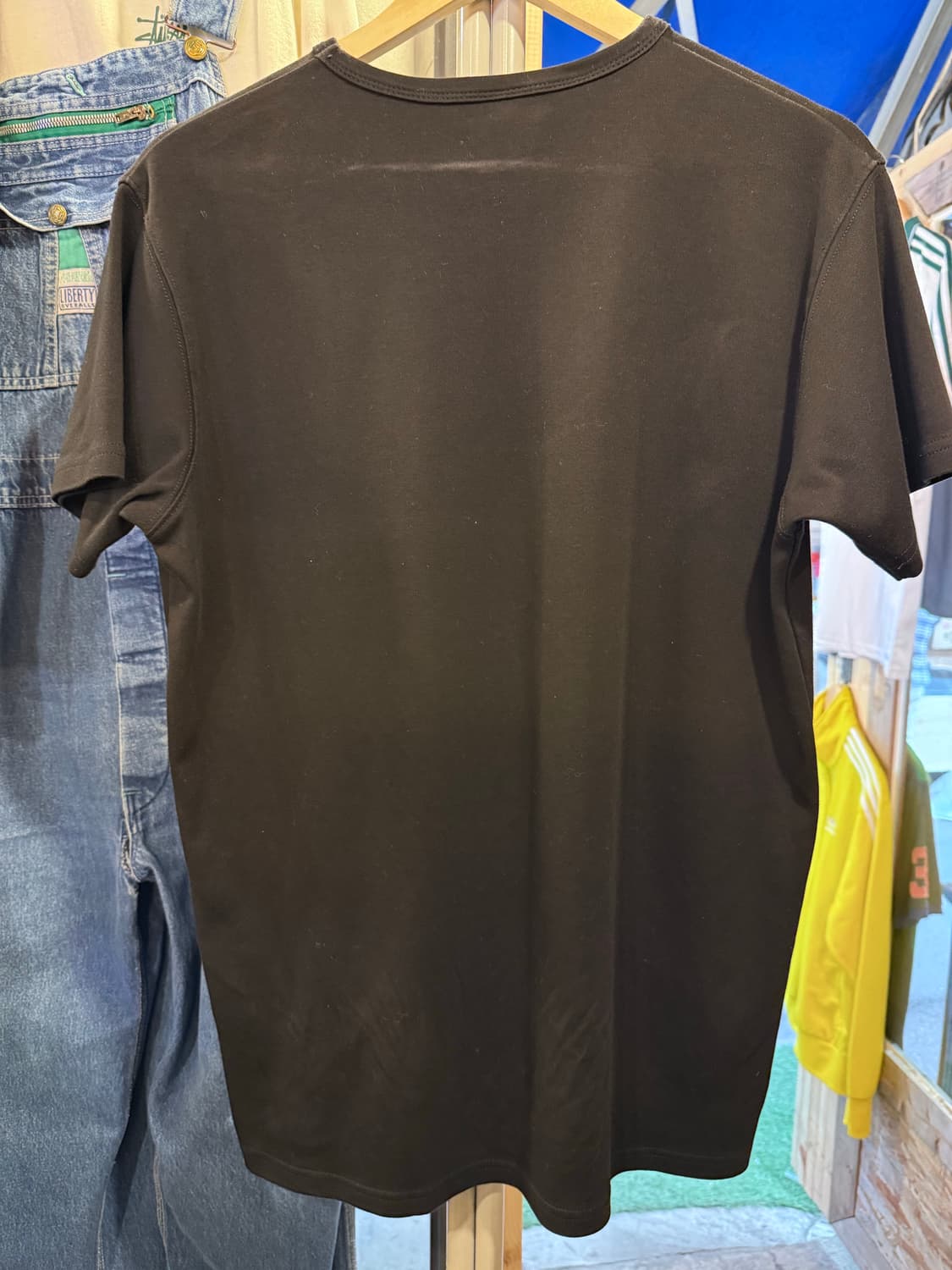 에이치덱스 머슬핏 카고 반팔티 블랙 상품이미지4