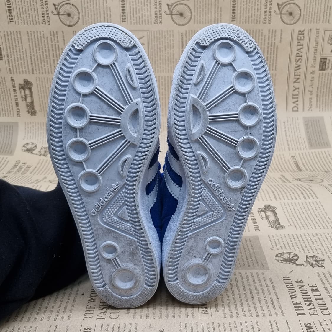 아디다스 바스켓 Prof 블루 스웨이드 하이탑220  상품이미지3