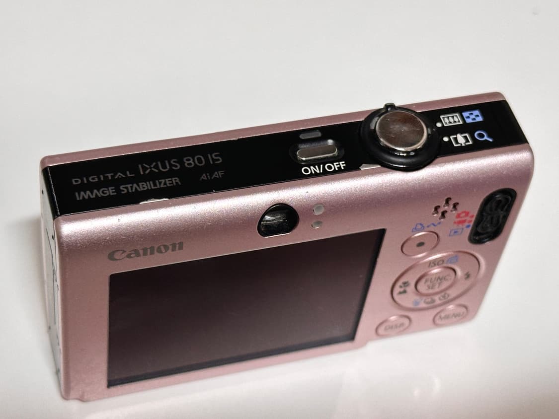 캐논 익서스 80 CANON IXUS 80 IS 핑크 리사 장원영 카메라 상품이미지4