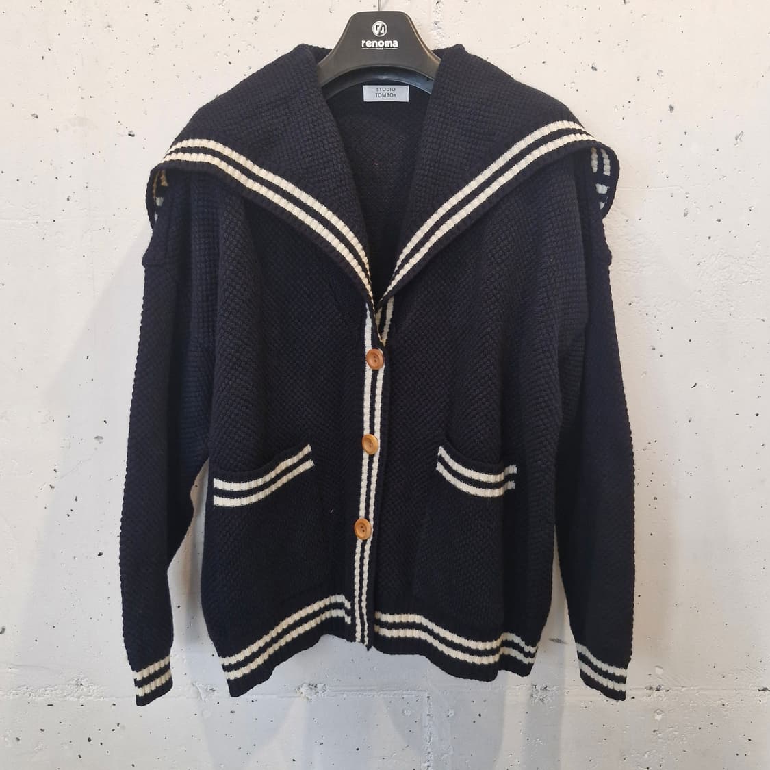 스튜디오 톰보이 세일러 카라 모 가디건 F 상품이미지2