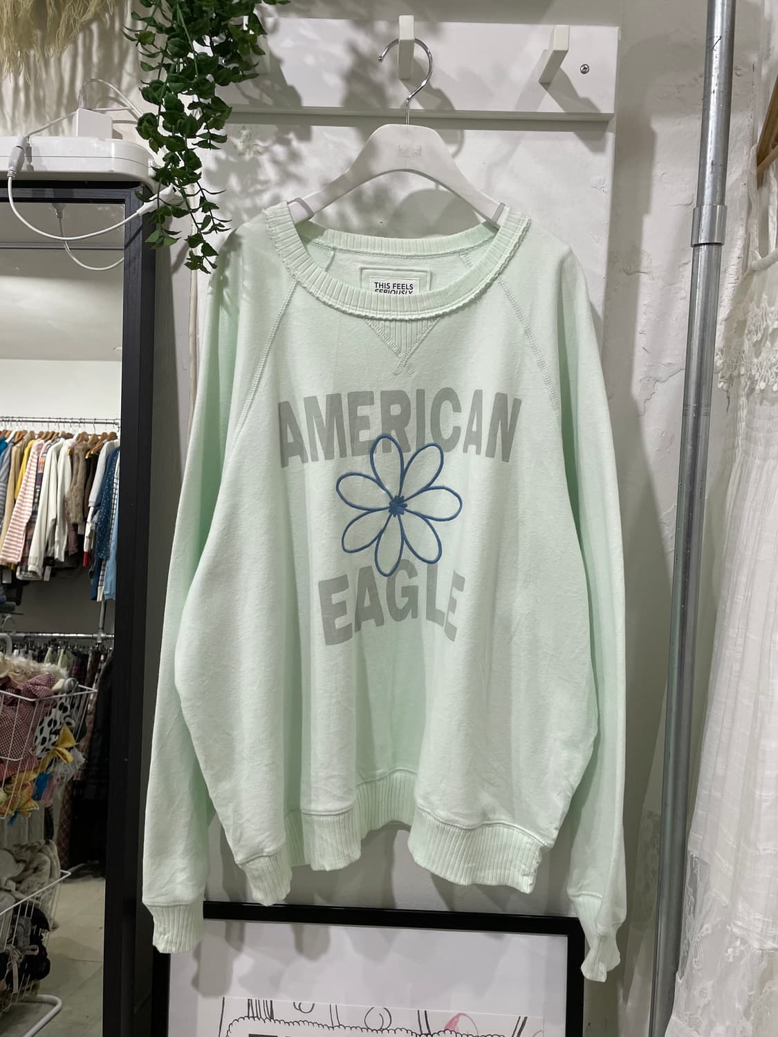 american eagle mint sweatshirt 상품이미지6