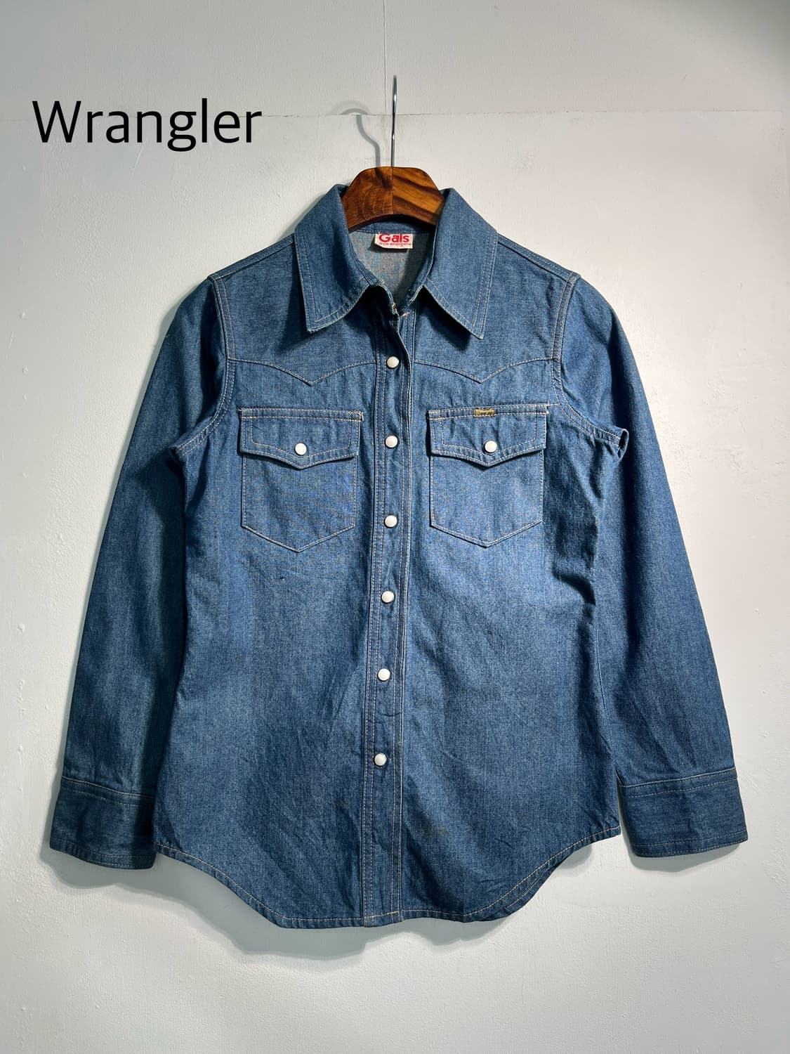 Wrangler 랭글러 데님 셔츠 웨스턴셔츠 청셔츠 상품이미지1