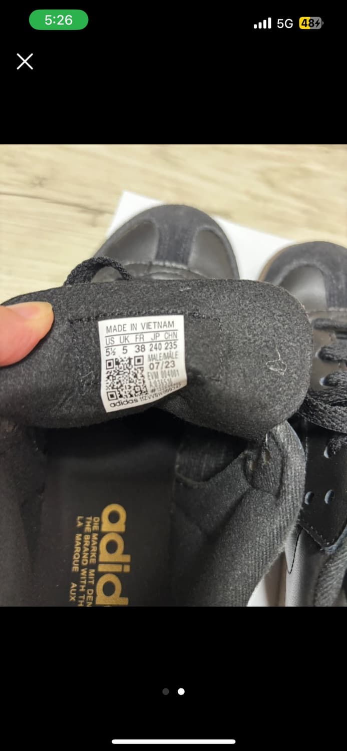 아디다스 삼바 블랙 235 상품이미지4