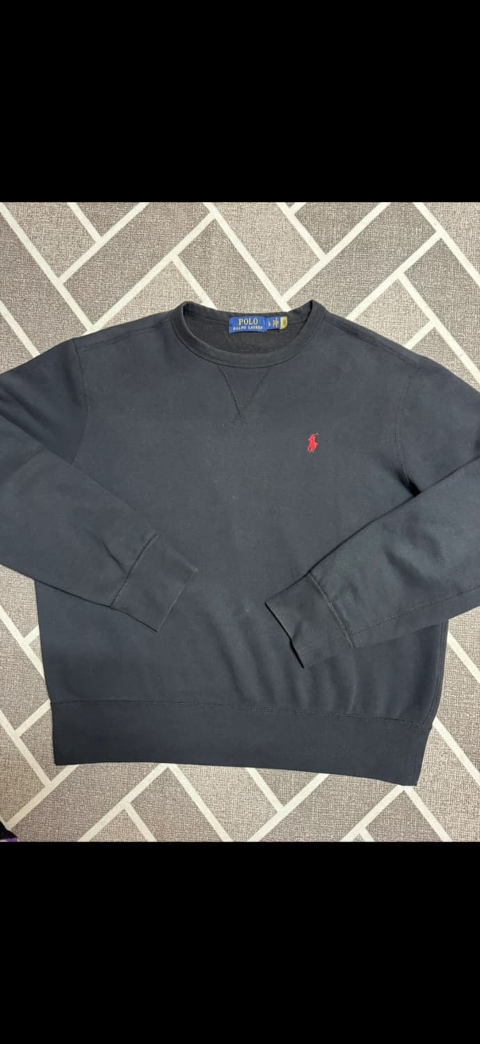폴로 랄프로렌 블랙 맨투맨 L 상품이미지1