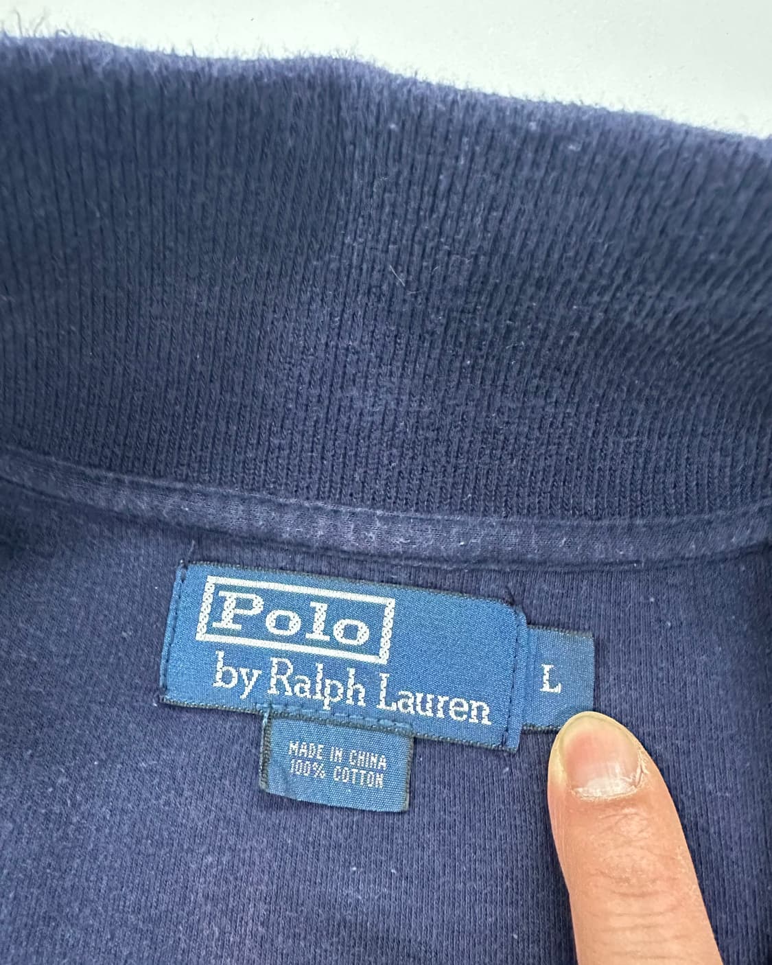(L)폴로 반집업 스웨터-M1673 상품이미지5