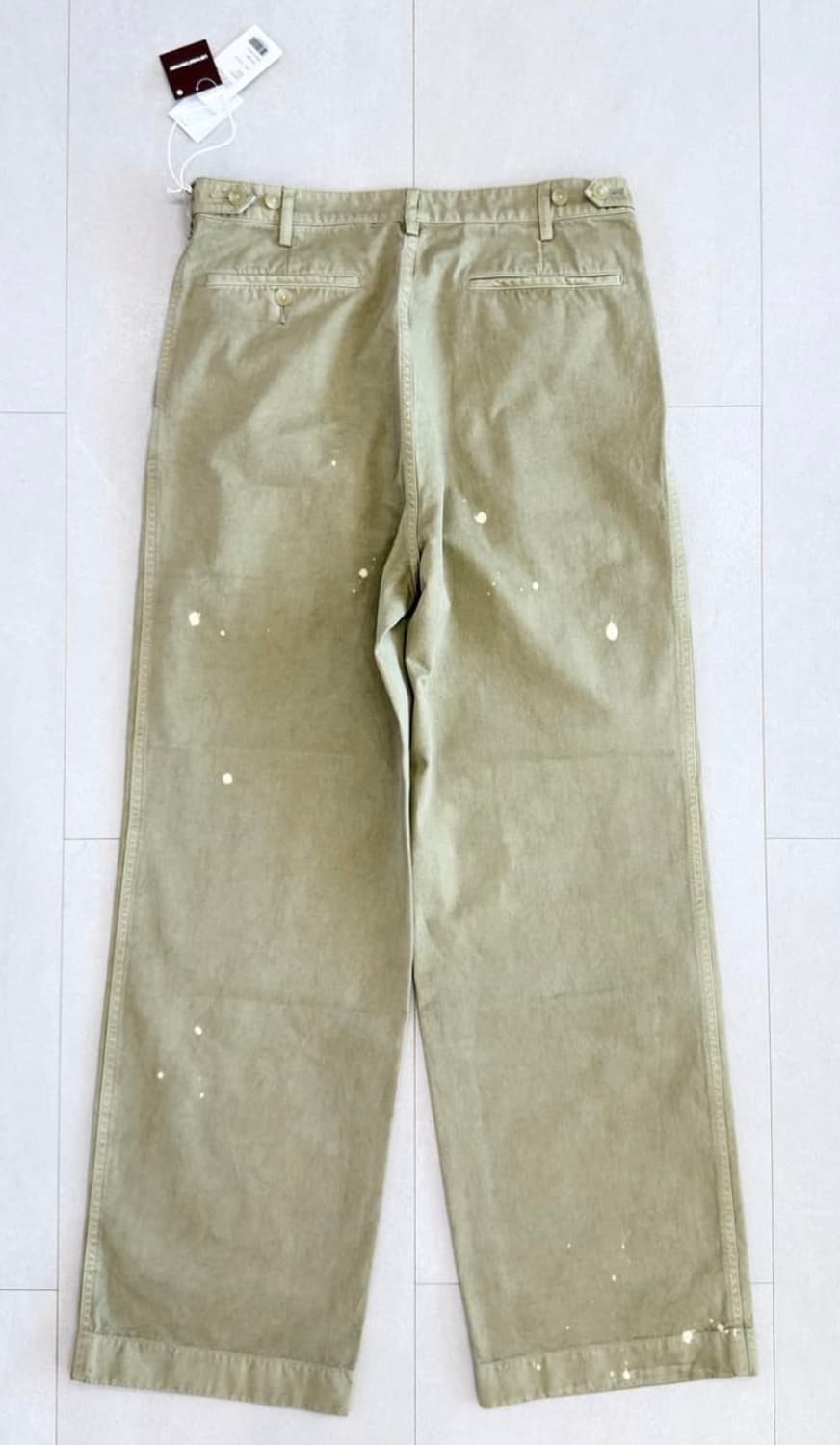 오라리 26SS 라이트 치노 베이지 새상품 상품이미지4